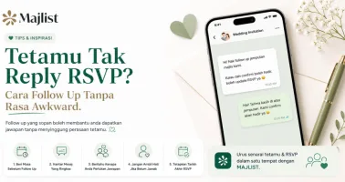 Tetamu Tak Reply RSVP? Cara Follow Up Tanpa Rasa Awkward