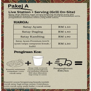 Package A – Live Station + Grill On-Site